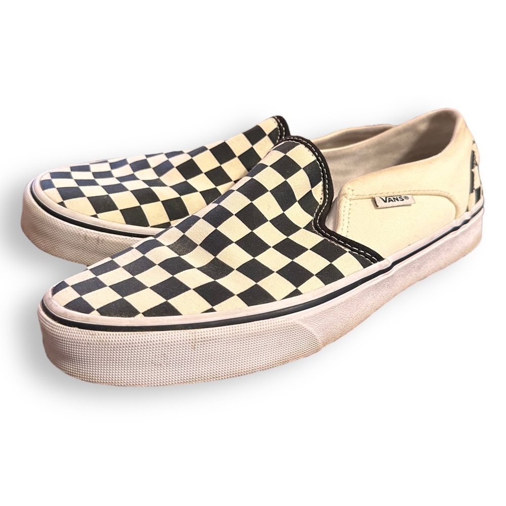 Vans Checkerboard Slipons Wonens Size 9